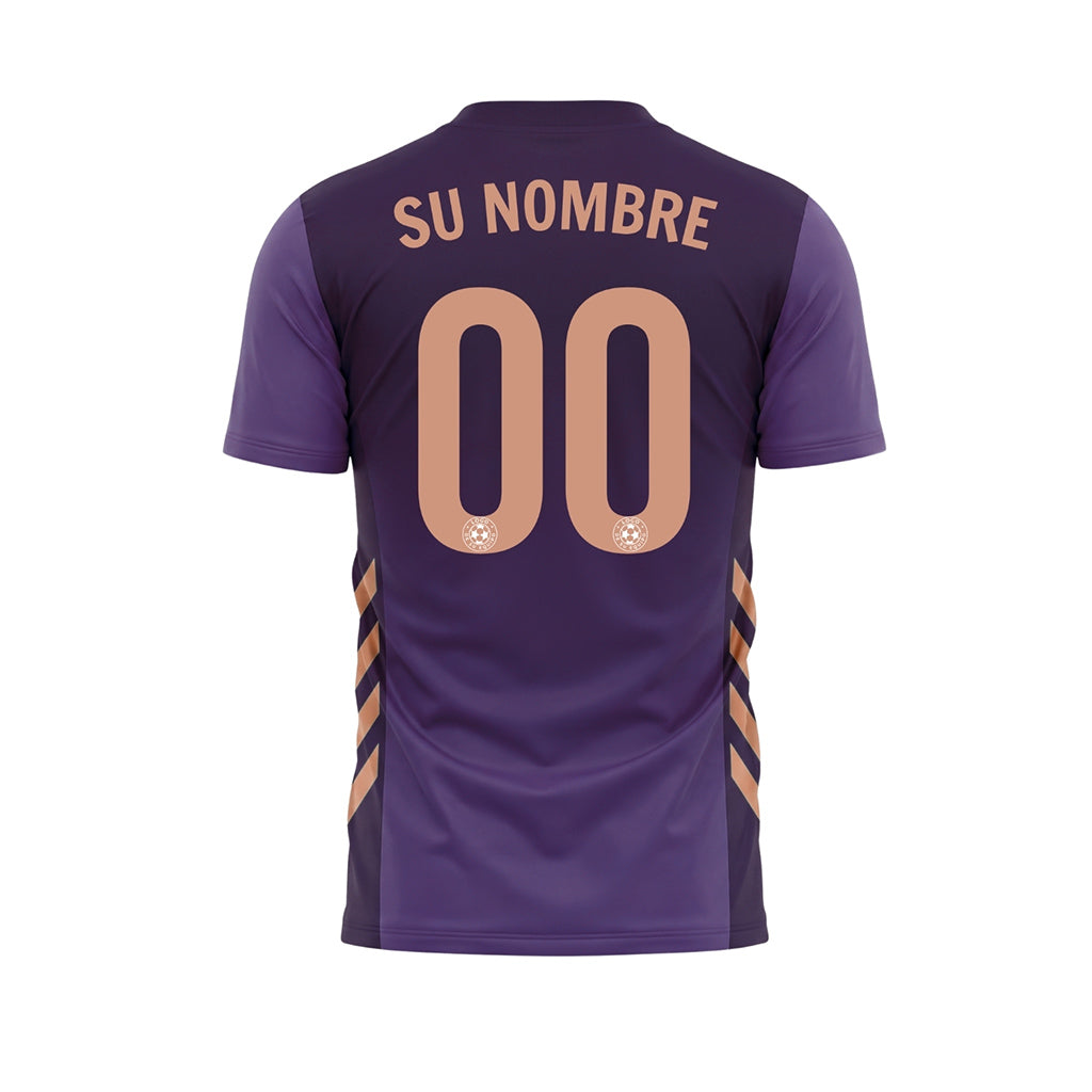 Azul-Verde Geométrico Motivo Camiseta de Fútbol Personalizada