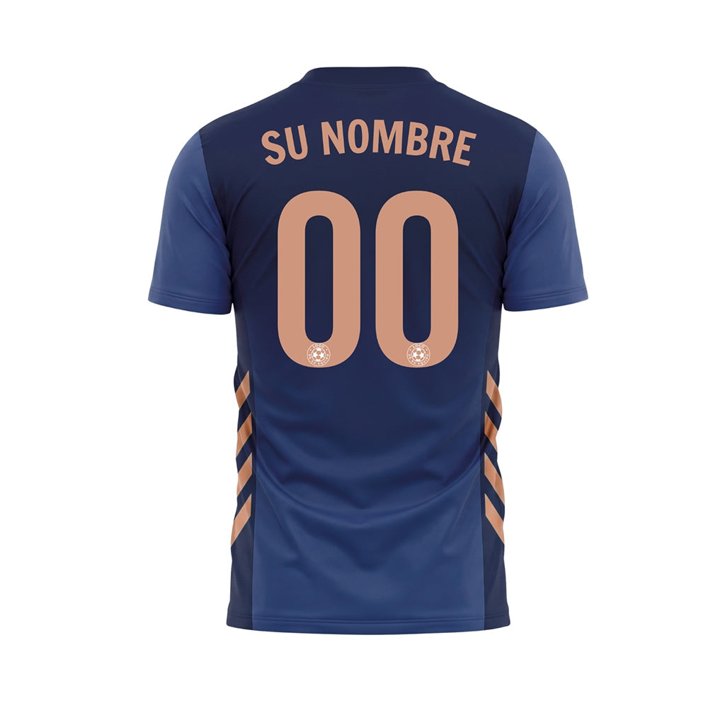 Violeta Minimalista Camiseta de Fútbol Personalizada
